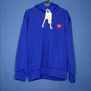 Comme Des Garçons Play heart appliqué hoodie